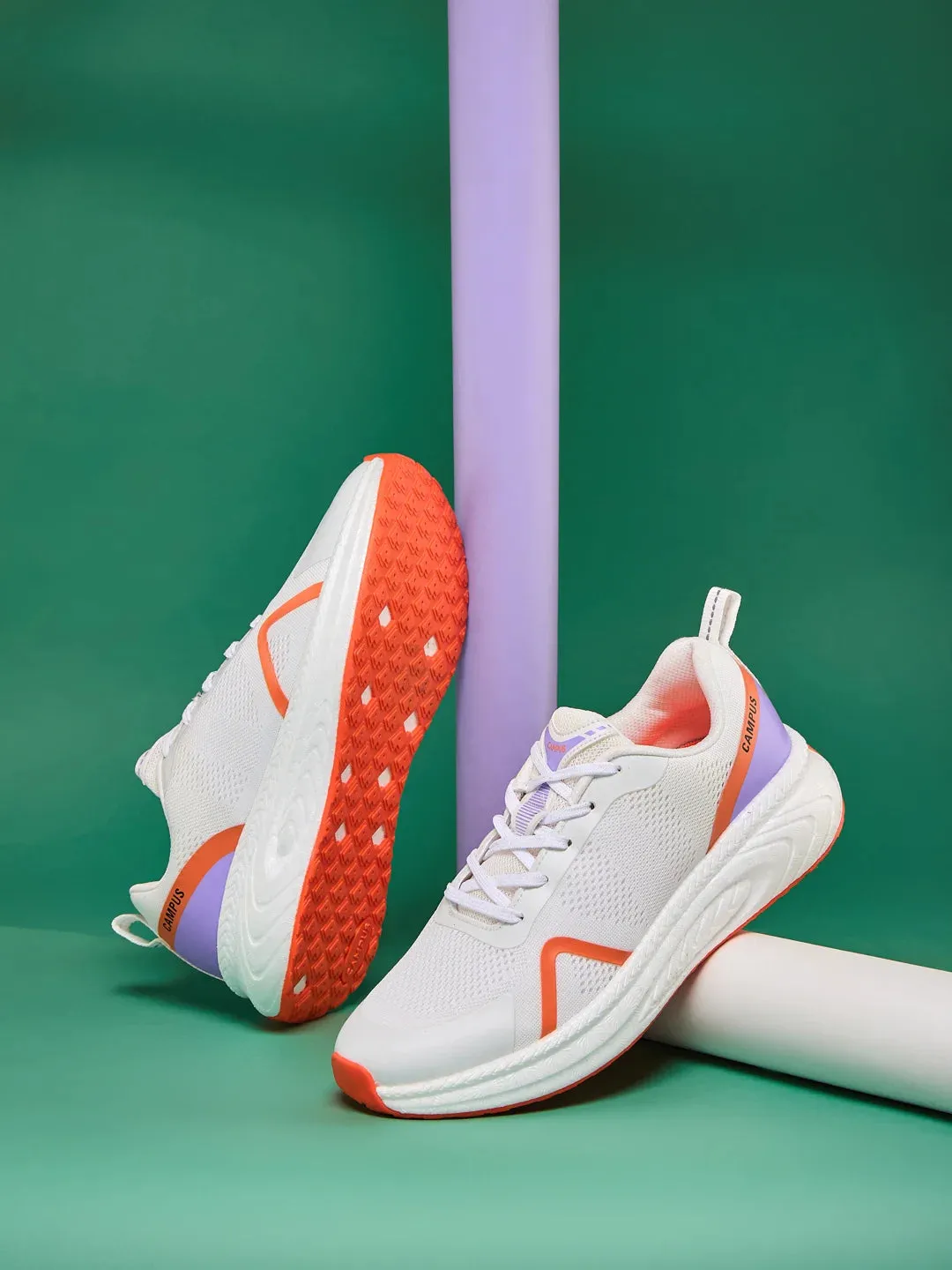 MOTIVE White Men's Running Shoes sold by Campus Shoes