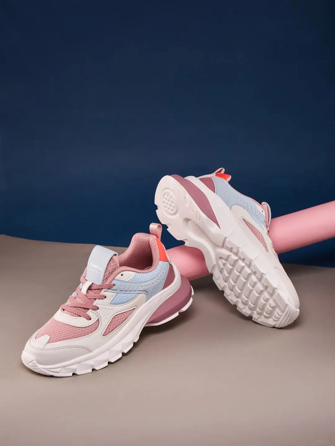 TRINO Off White Women's Sneakers sold by Campus Shoes