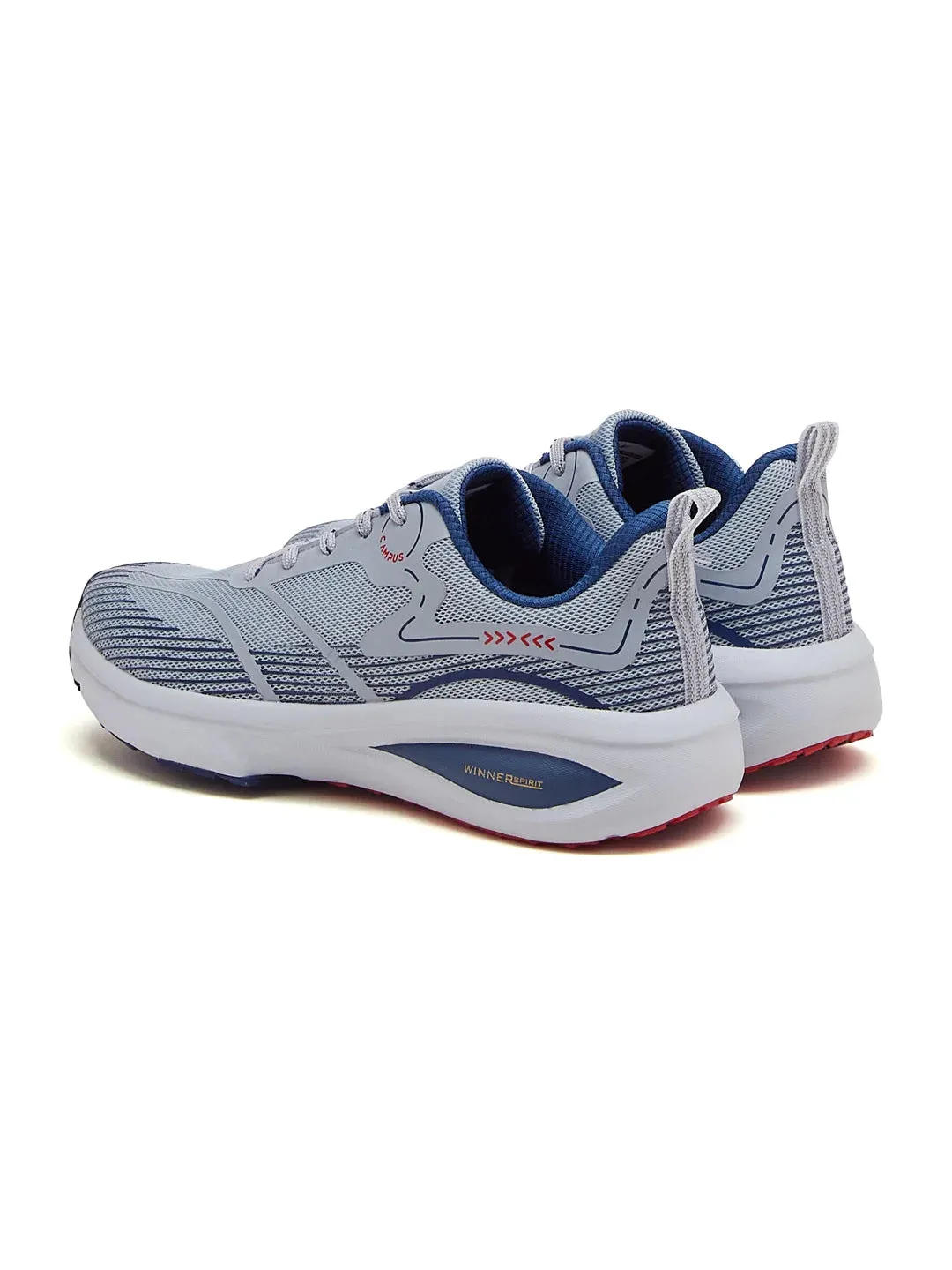 GLITCH Grey Men's Running Shoes sold by Campus Shoes product image thumbnail 5