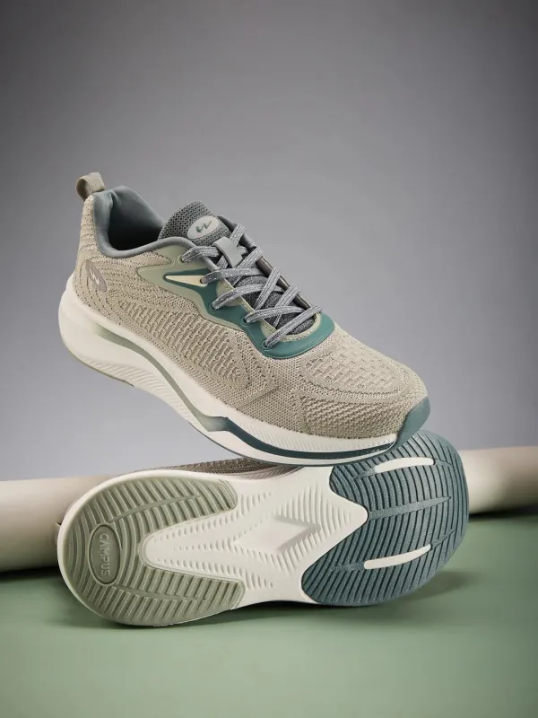 GRETTA Green Men's Running Shoes sold by Campus Shoes