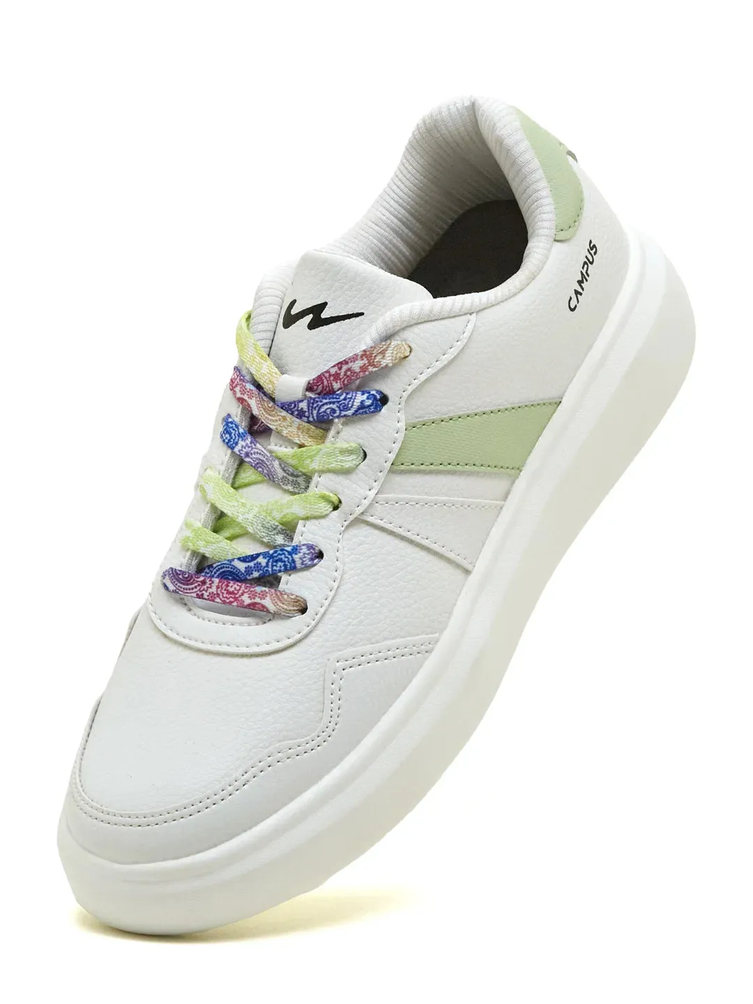 VALUT White Women's Sneakers sold by Campus Shoes product image thumbnail 3