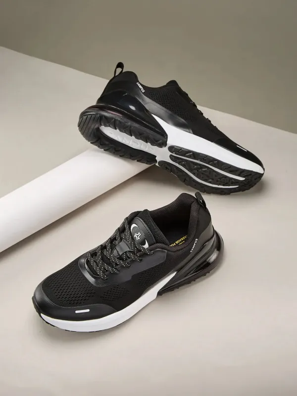 EXTRACT Black Men's Running Shoes sold by Campus Shoes