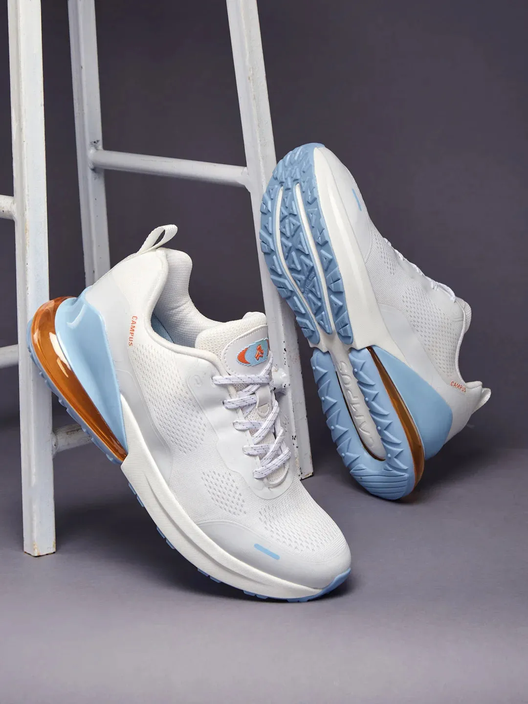 EXTRACT White Men's Running Shoes sold by Campus Shoes