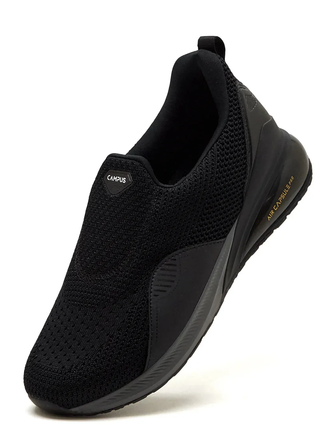 CROWD Black Men's Walking Shoes sold by Campus Shoes product image thumbnail 3