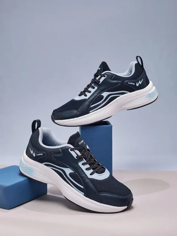 STREAM Navy Women's Sneakers sold by Campus Shoes