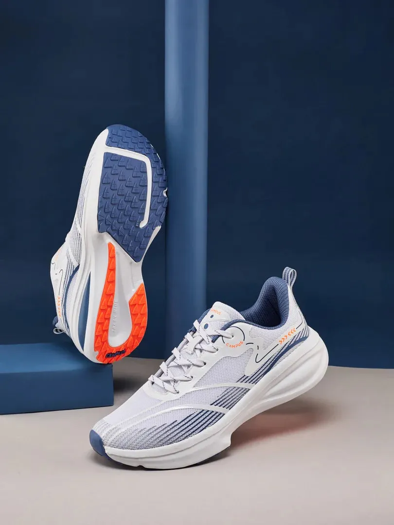 GLITCH White Men's Running Shoes sold by Campus Shoes