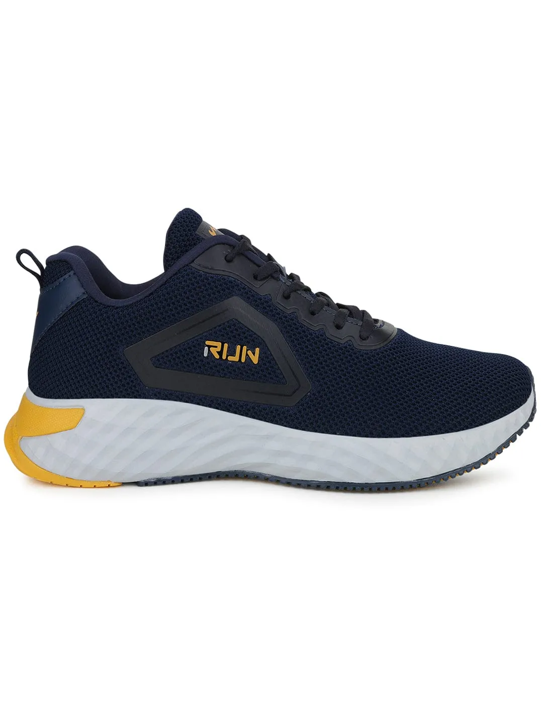 RUN Navy Men's Running Shoes sold by Campus Shoes