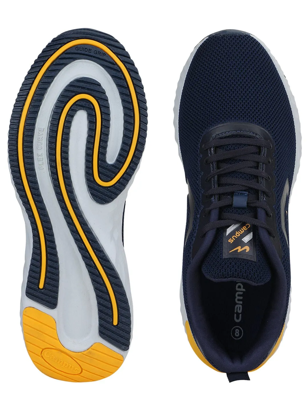RUN Navy Men's Running Shoes sold by Campus Shoes product image thumbnail 4