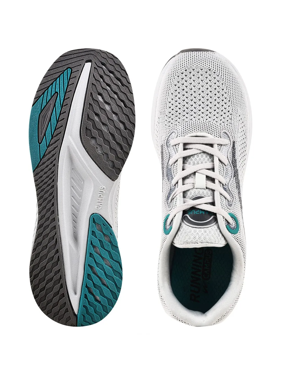 HITTER Grey Men's Running Shoes sold by Campus Shoes product image thumbnail 4