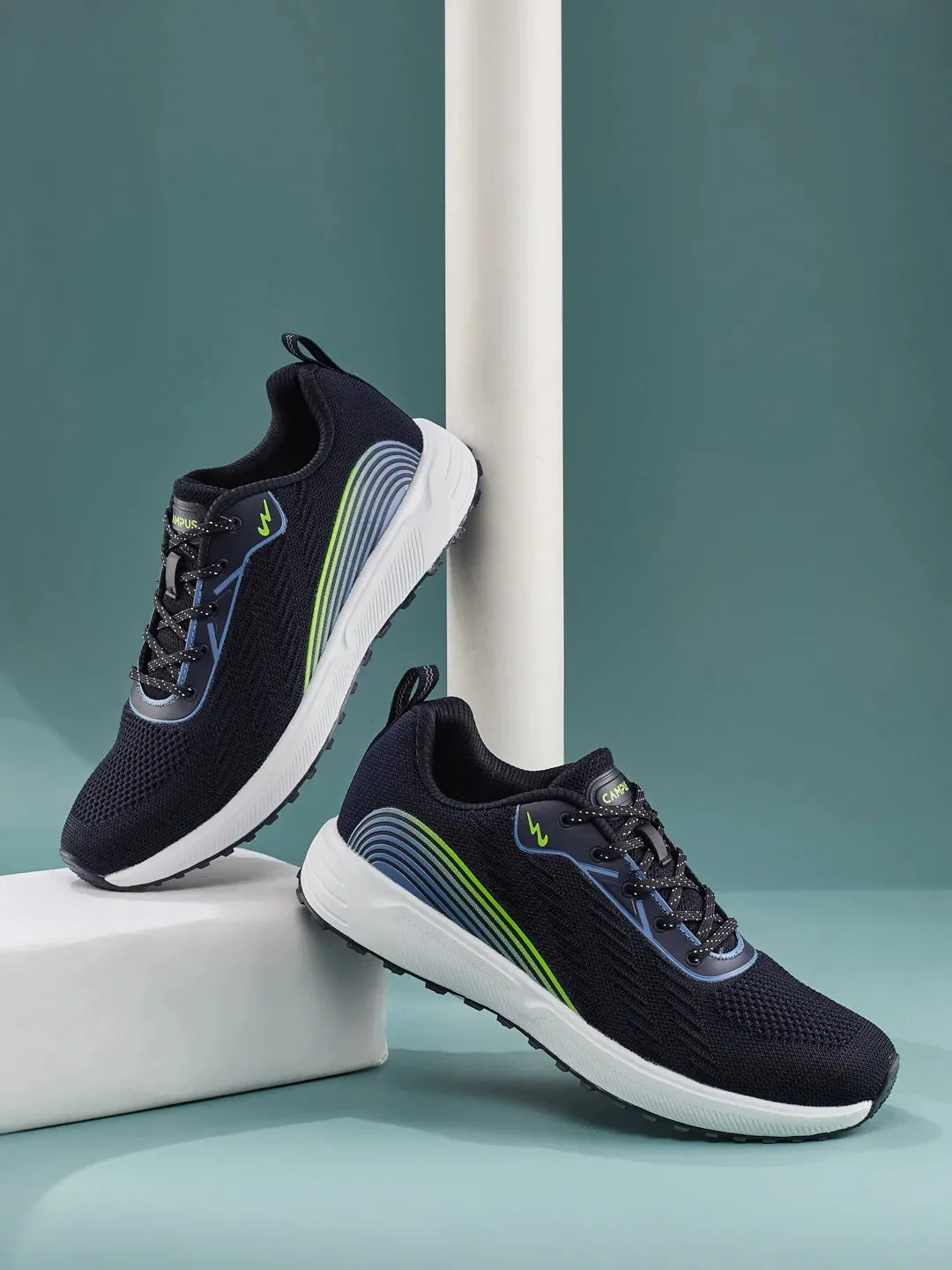 CHOPPER Navy Men's Running Shoes sold by Campus Shoes