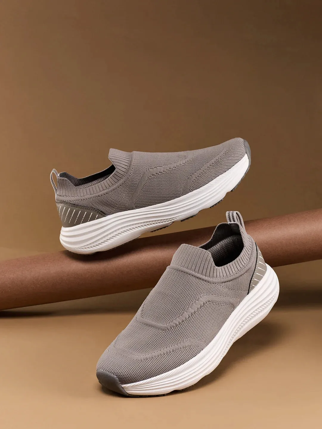 HOOP Grey Men's Walking Shoes sold by Campus Shoes
