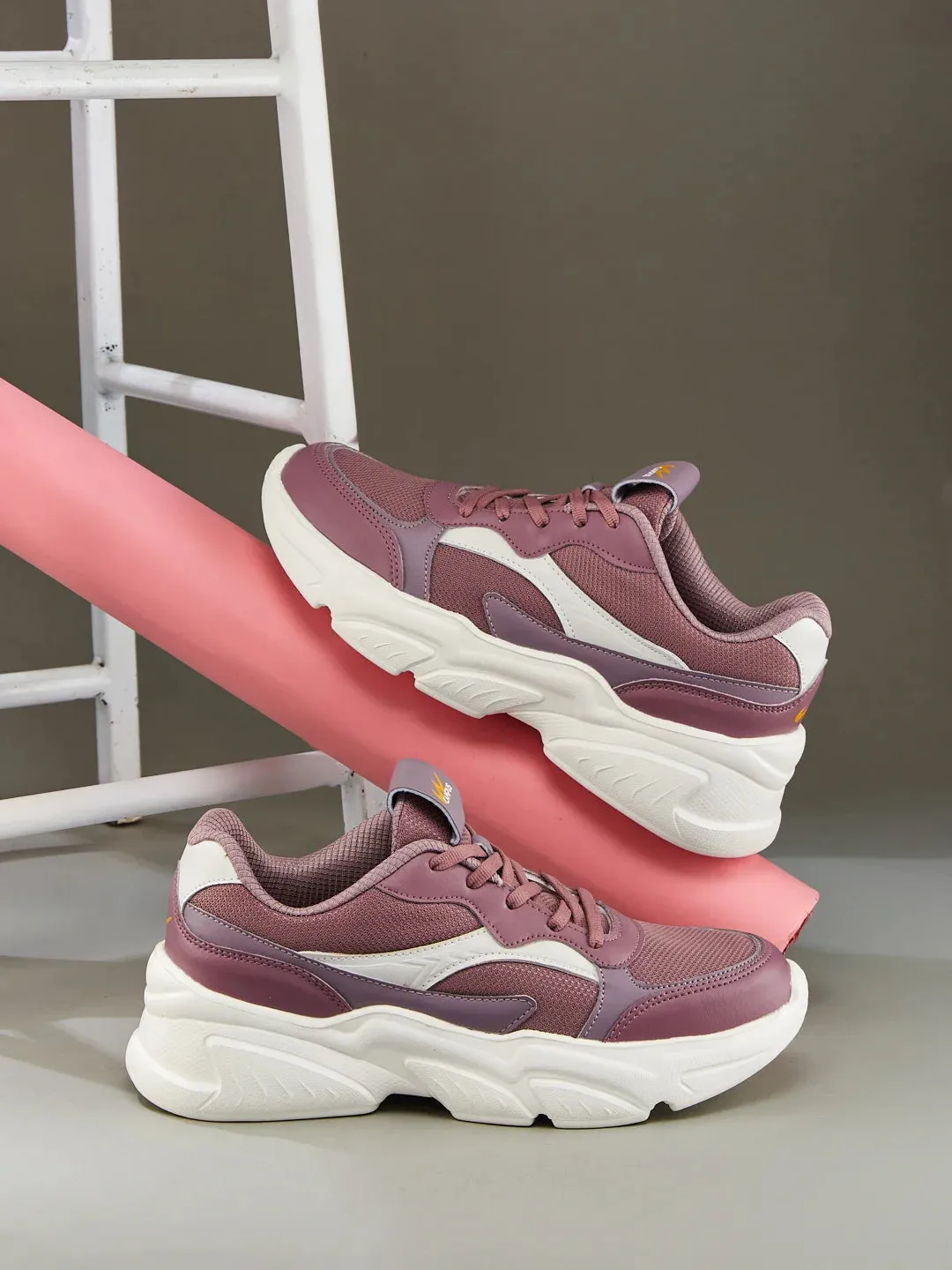 LOUNGE Mauve Women's Sneakers sold by Campus Shoes