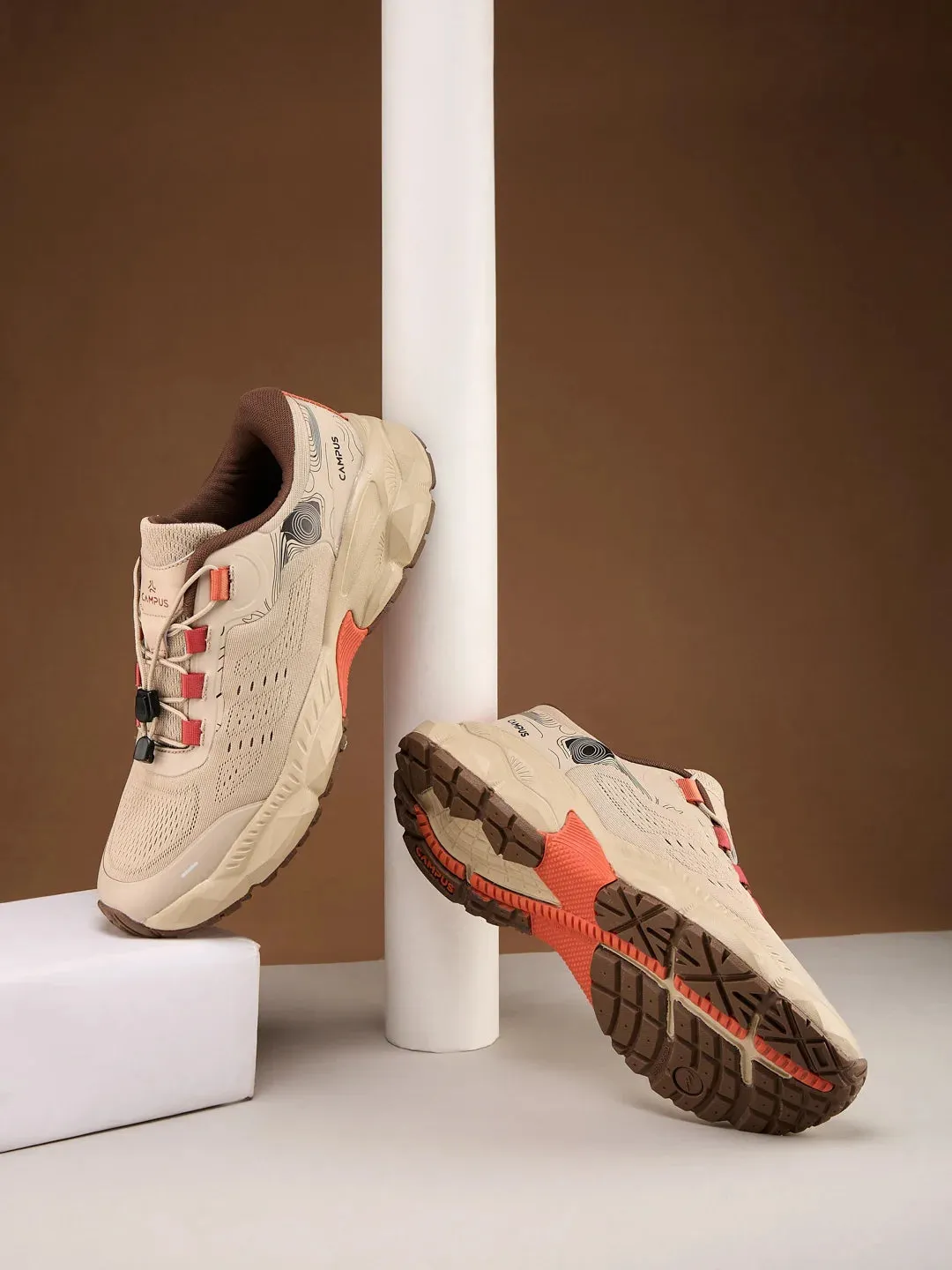 GAMBO Beige Men's Sneakers sold by Campus Shoes