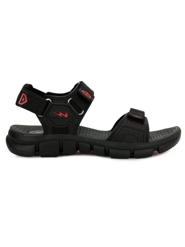 SD-028 Black Men's Sports Sandals sold by Campus Shoes