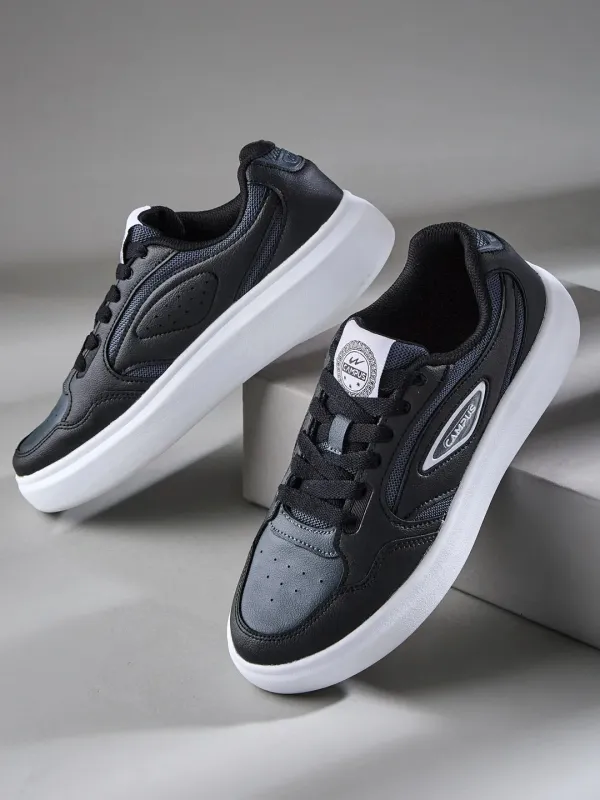 MIGHTY Black Women's Sneakers made by Campus Shoes