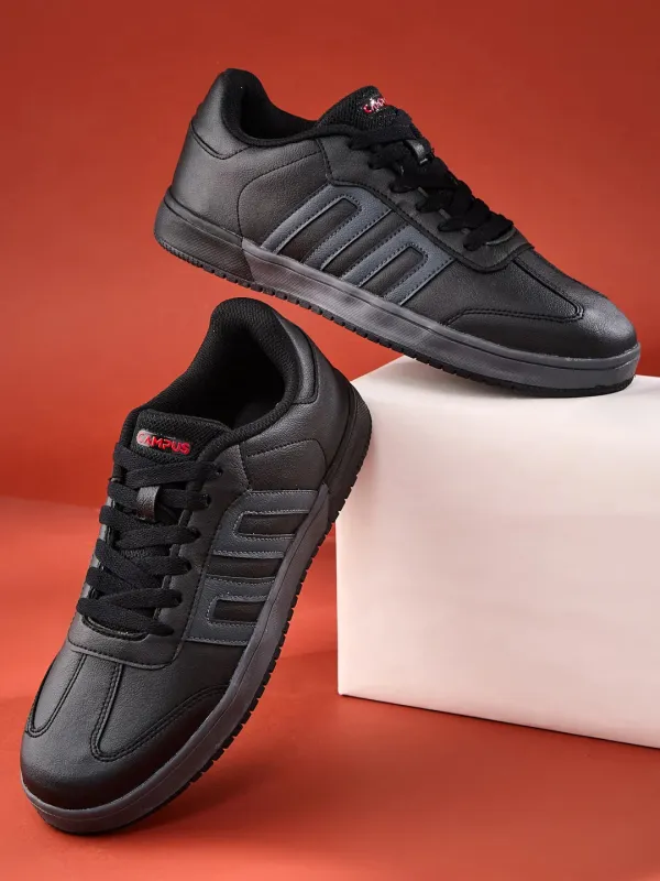 VULTURE Black Men's Sneakers sold by Campus Shoes