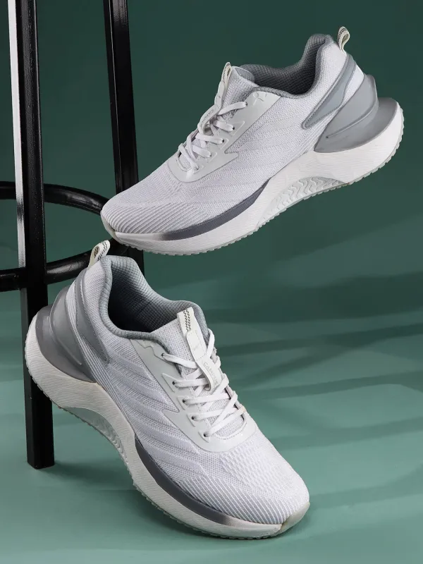 GLOAM White Men's Running Shoes sold by Campus Shoes