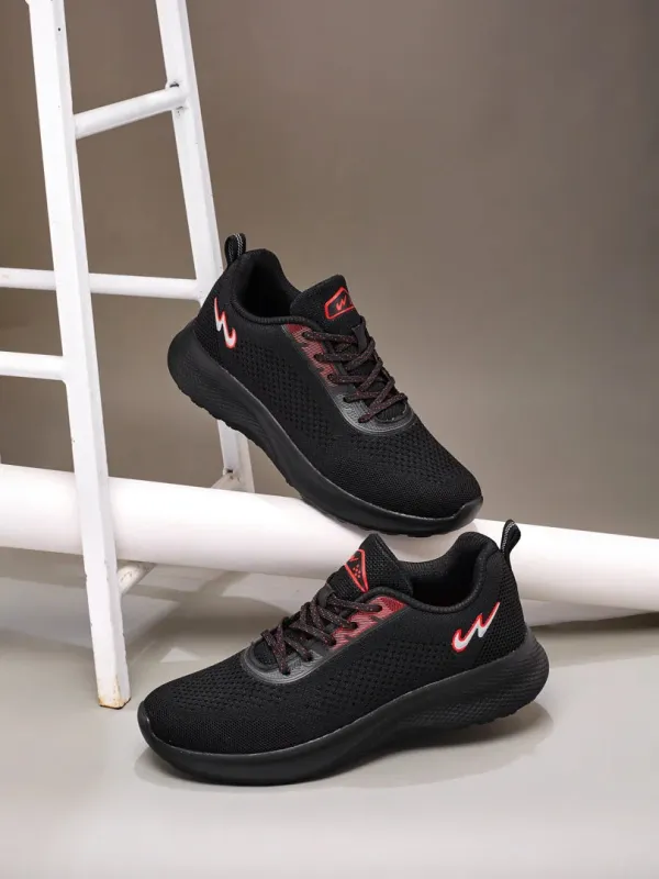 DIVIDE Black Men's Running Shoes sold by Campus Shoes