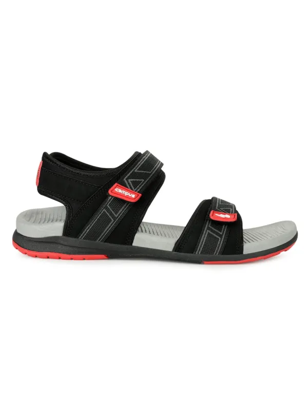 SD-071 Black Men's Sandals sold by Campus Shoes