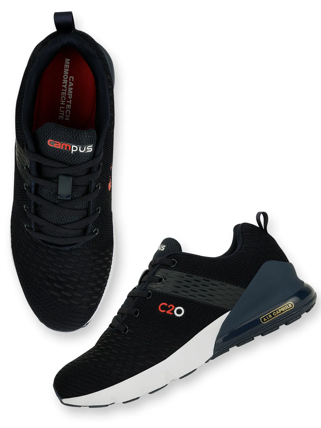 BALENO Navy Men's Running Shoes sold by Campus Shoes product image thumbnail 2