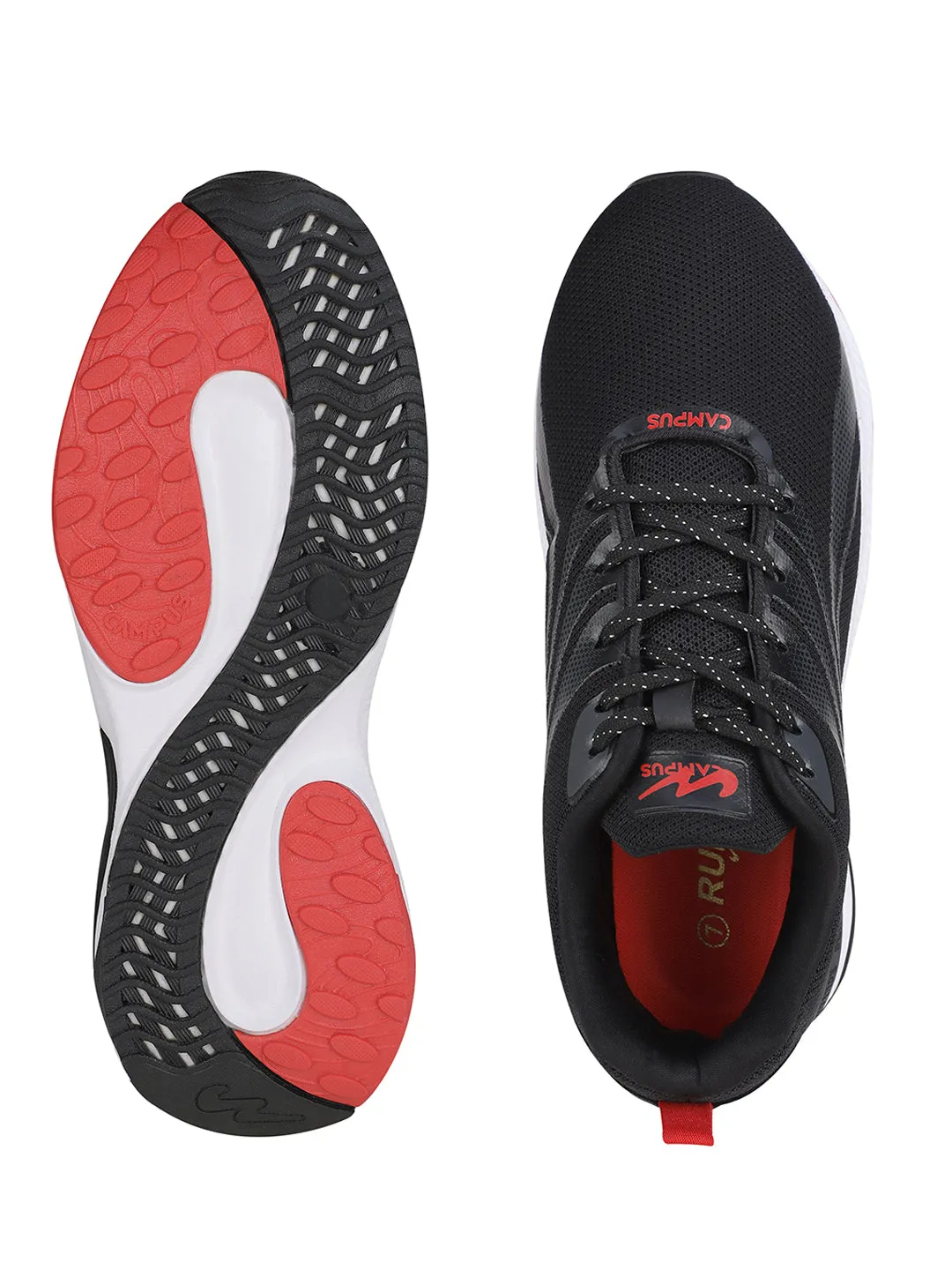 CAMP-GLOVE Black Men's Running Shoes sold by Campus Shoes product image thumbnail 5