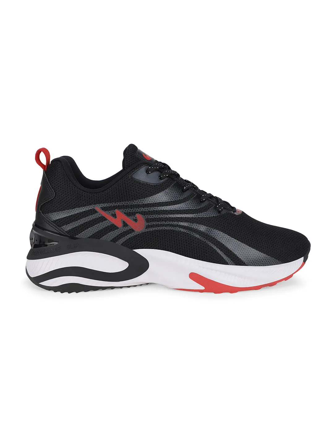 CAMP-GLOVE Black Men's Running Shoes sold by Campus Shoes