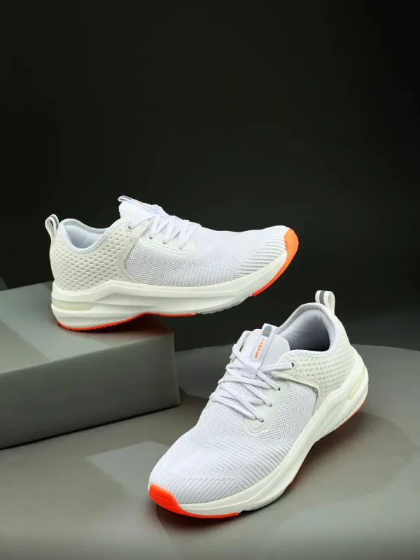BANNER White Men's Running Shoes made by Campus Shoes