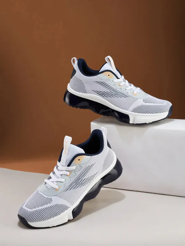 SPADE White Men's Running Shoes sold by Campus Shoes