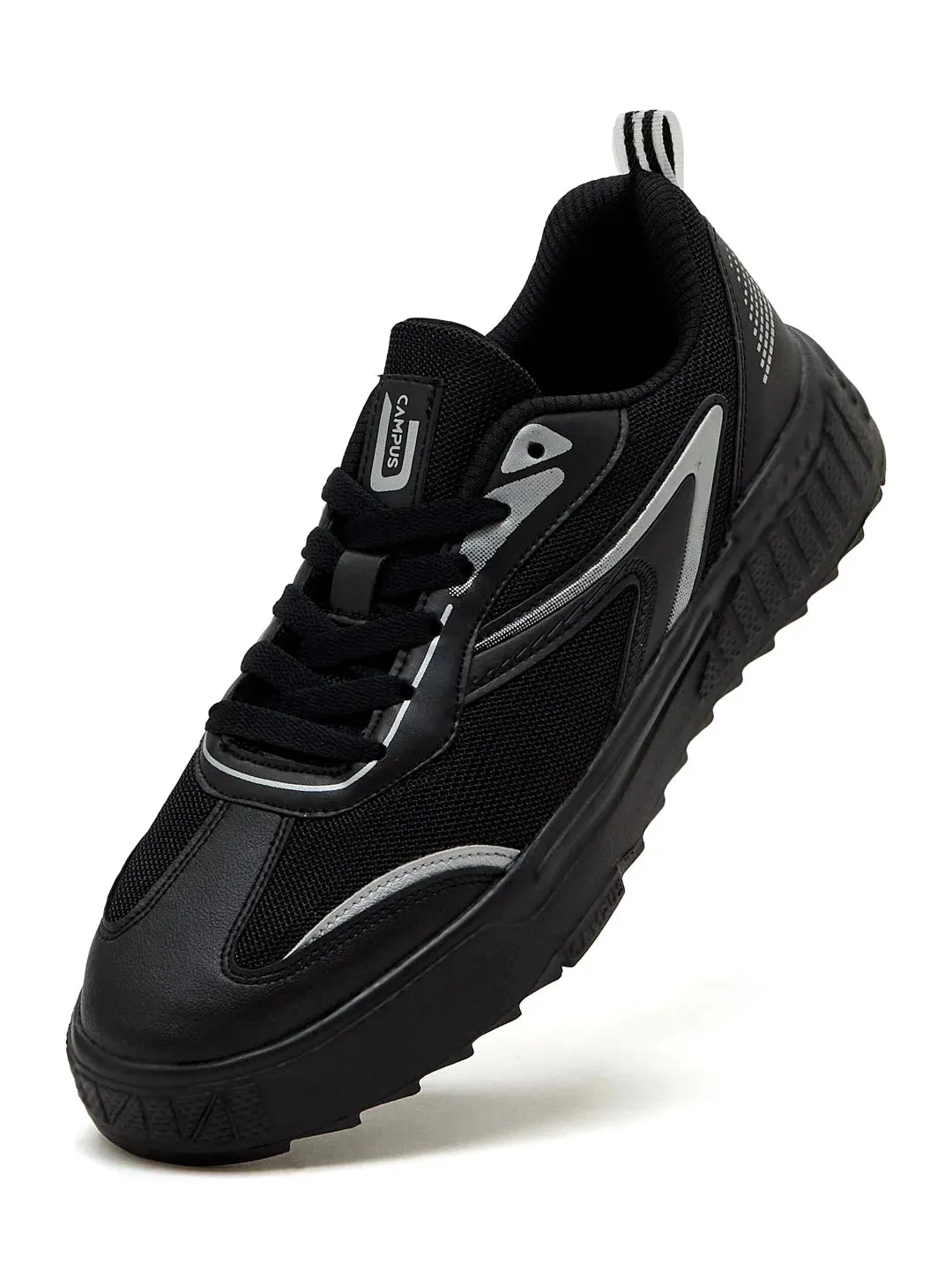 STATIC Black Men's Sneakers sold by Campus Shoes product image thumbnail 3