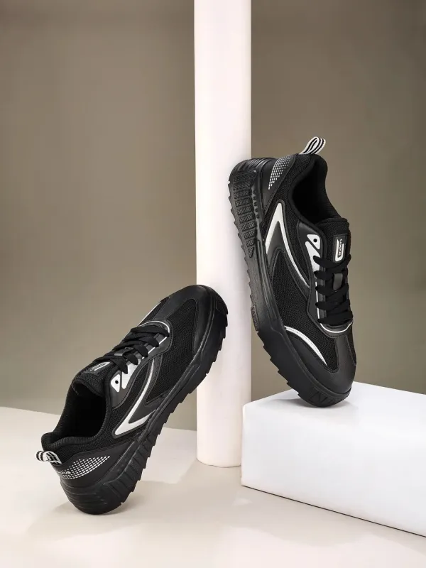 STATIC Black Men's Sneakers sold by Campus Shoes