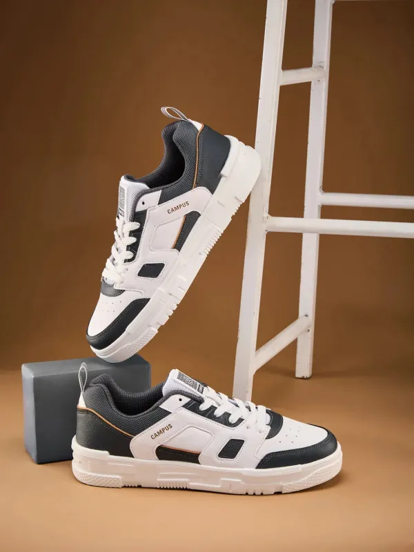STOMP White Men's Sneakers sold by Campus Shoes