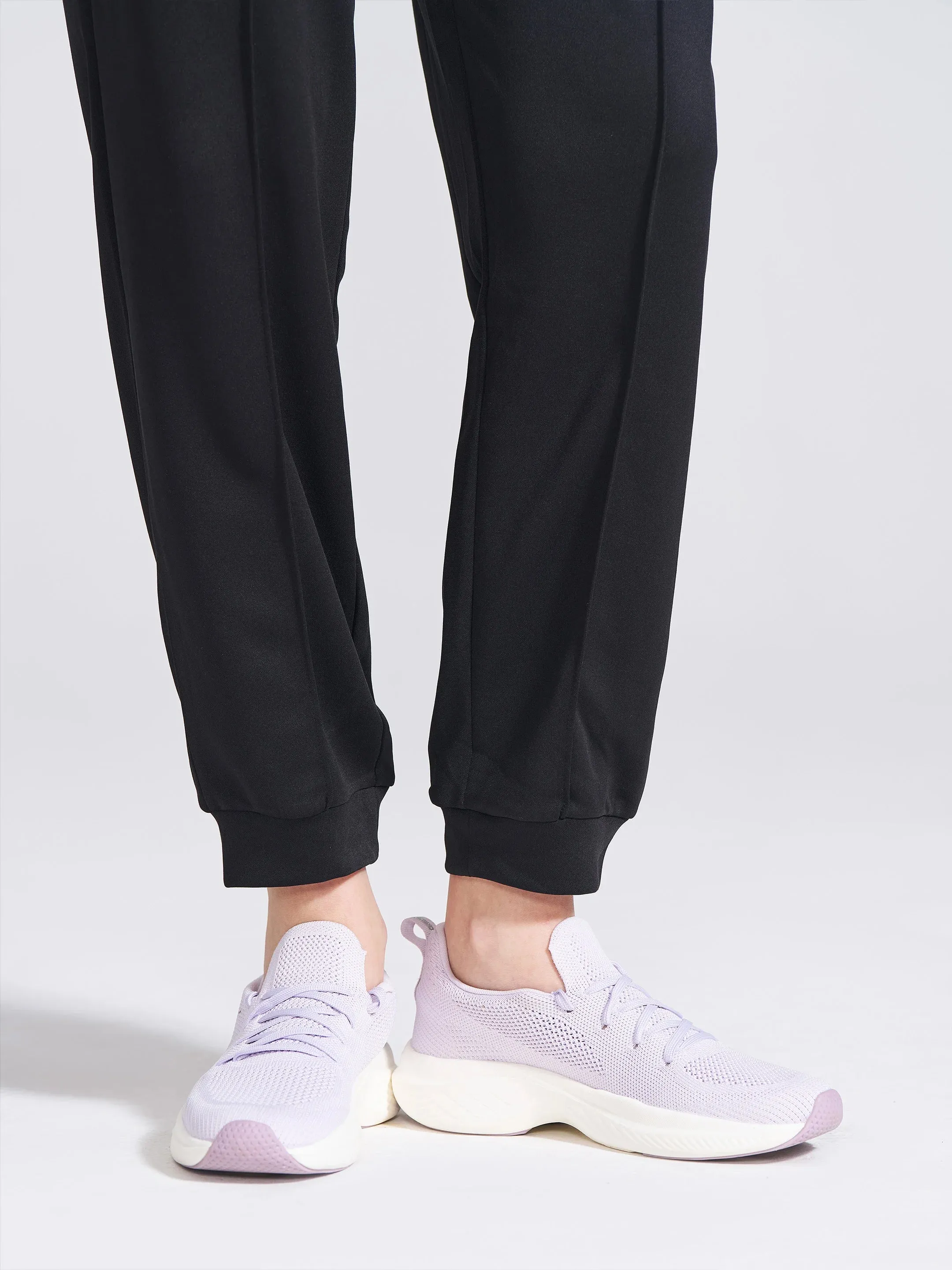 Women's Black Regular Fit Track Pants sold by Campus Shoes product image thumbnail 4