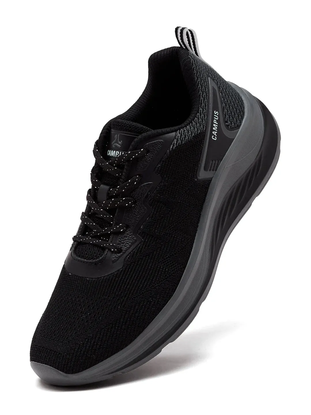 FYBER Black Men's Running Shoes sold by Campus Shoes product image thumbnail 3