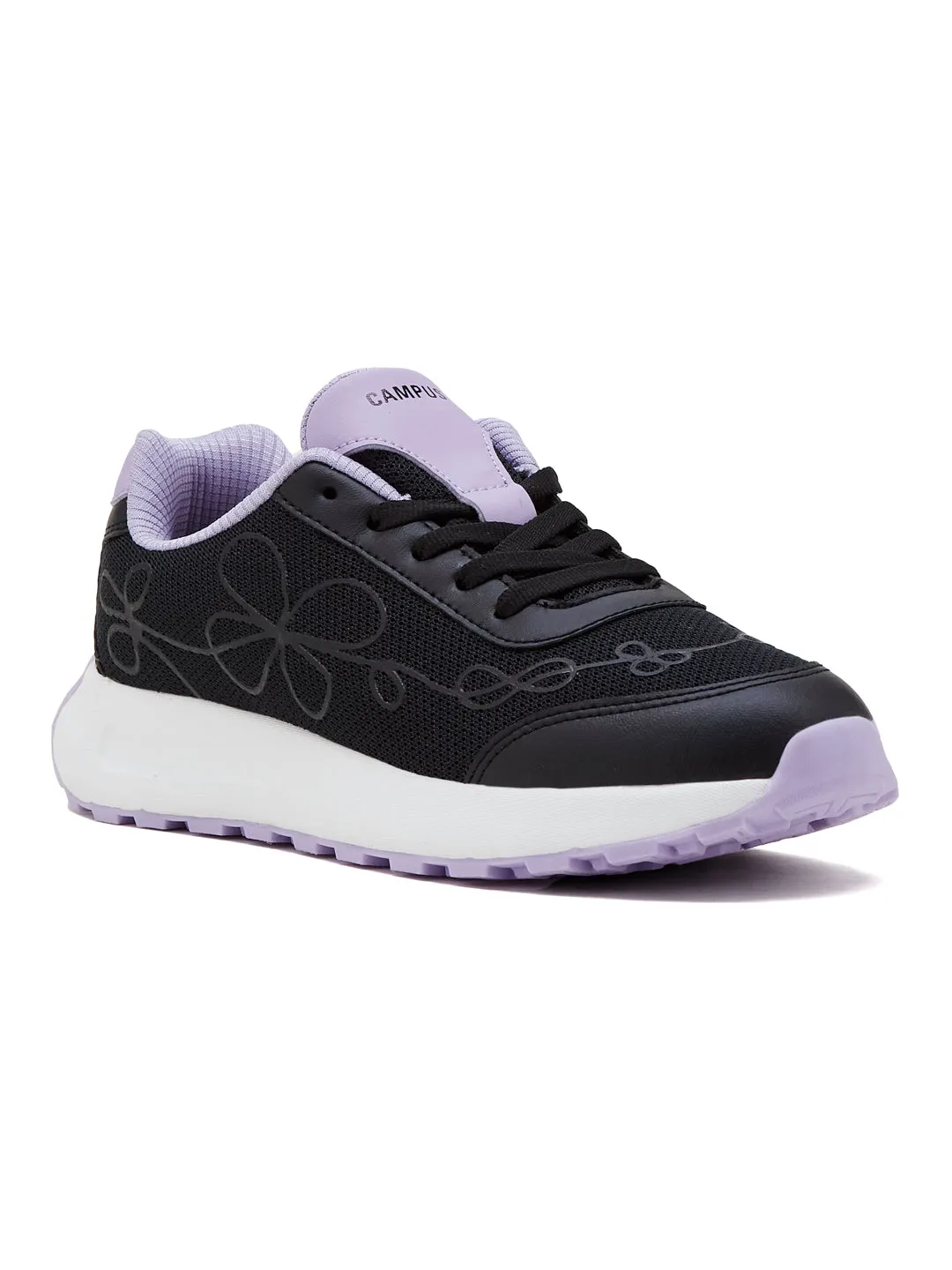 JUJUBEE Black Women's Sneakers sold by Campus Shoes product image thumbnail 2