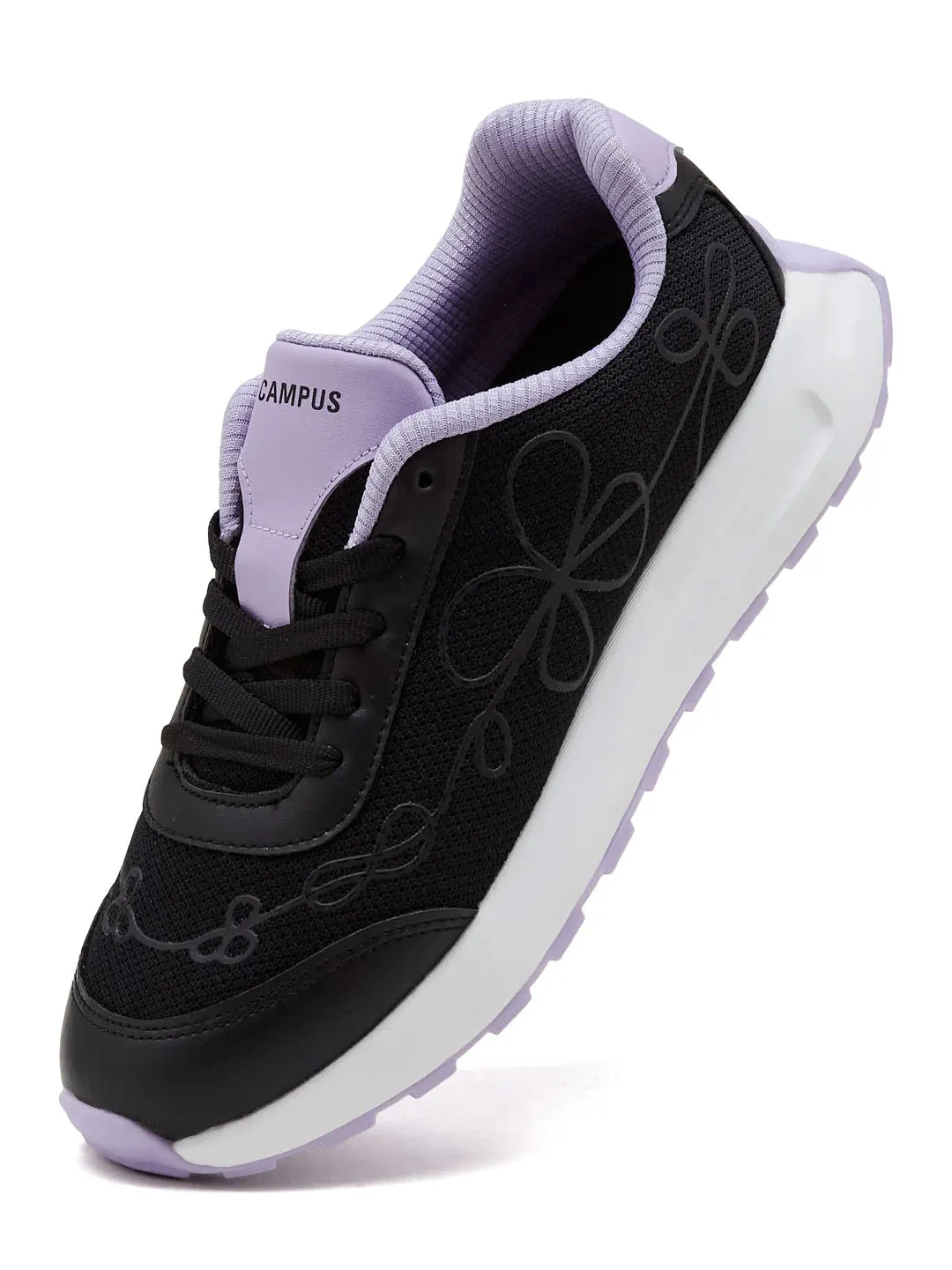 JUJUBEE Black Women's Sneakers sold by Campus Shoes product image thumbnail 3