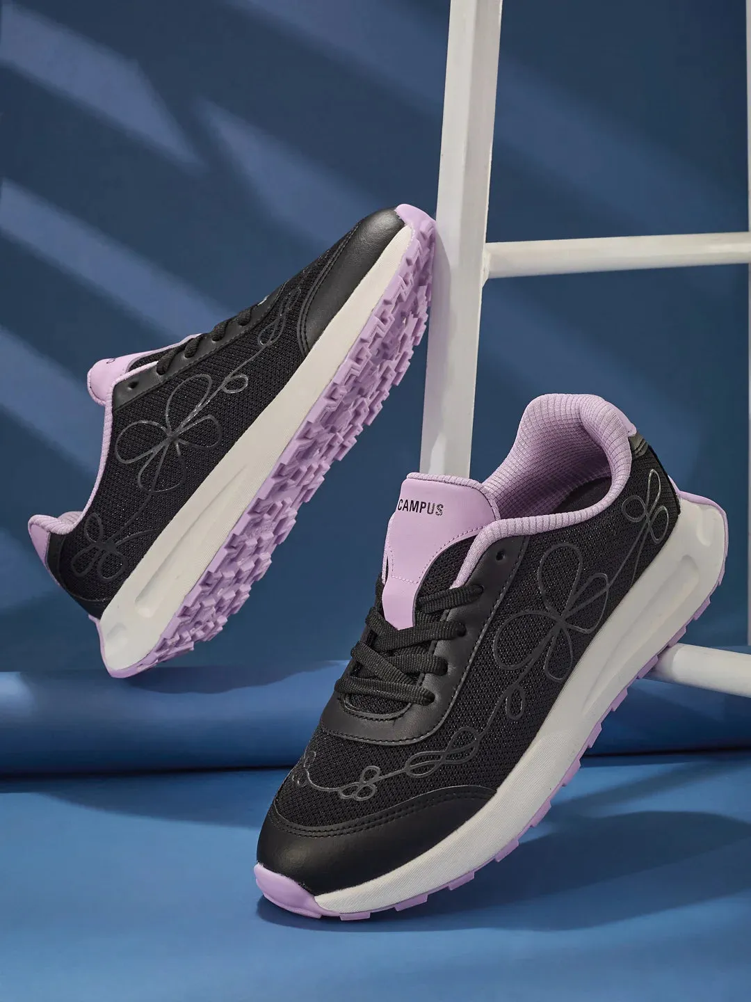 JUJUBEE Black Women's Sneakers sold by Campus Shoes