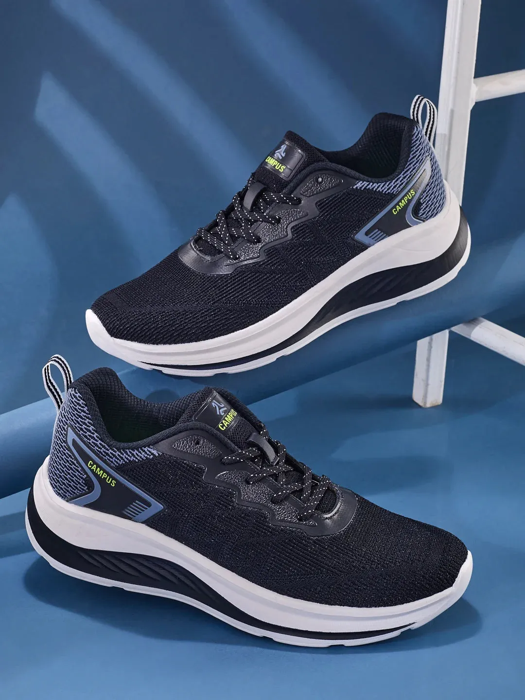 FYBER Navy Men's Running Shoes sold by Campus Shoes
