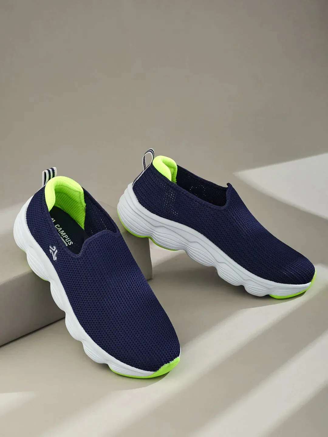 STRIVE Navy Men's Walking Shoes sold by Campus Shoes