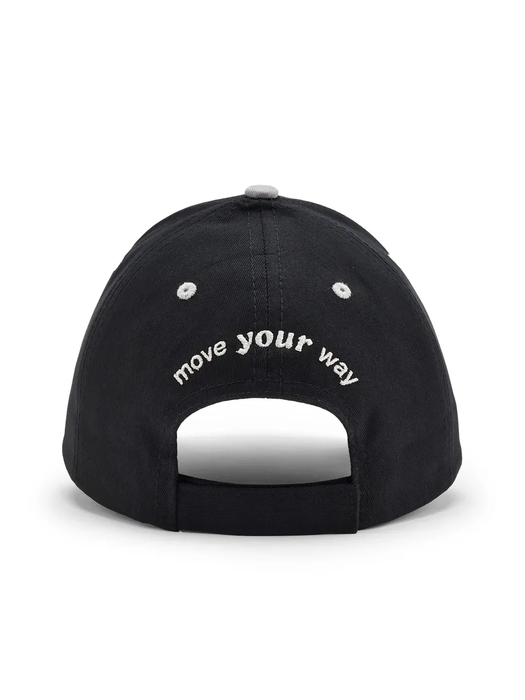Brushed Cotton Twill Black Unisex Cap sold by Campus Shoes product image thumbnail 3