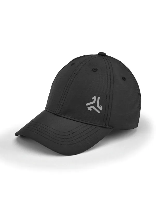 Polyester Solid Black Unisex Cap made by Campus Shoes