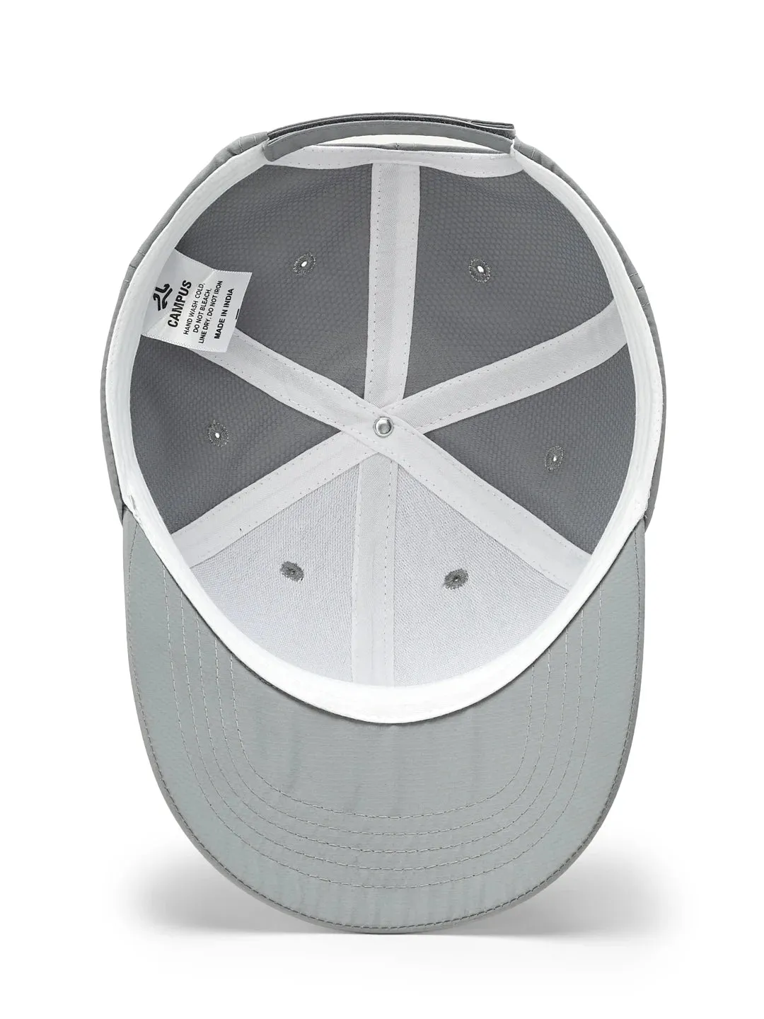 Polyester Solid Grey Unisex Cap sold by Campus Shoes product image thumbnail 3