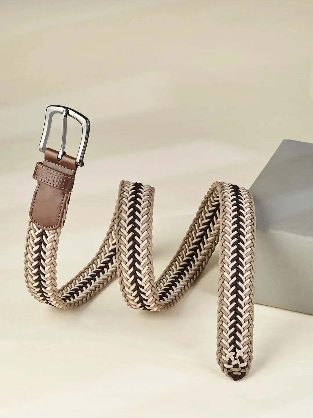 Handmade Braided Unisex Multi Color Belt sold by Campus Shoes product image thumbnail 2