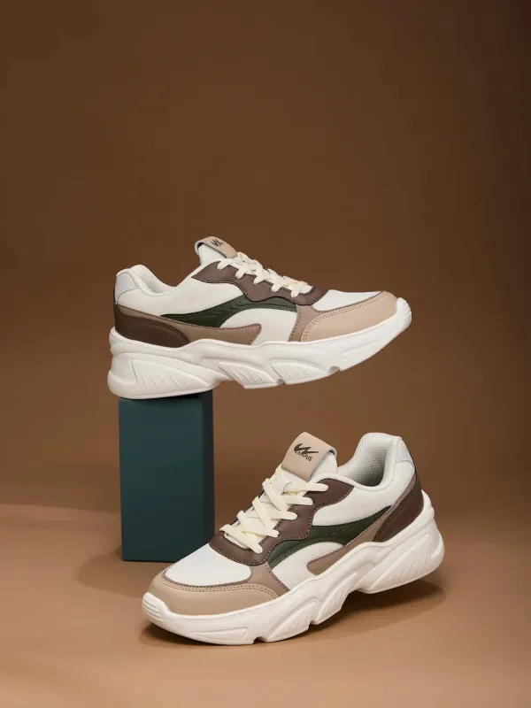 LOUNGE Off White Women's Sneakers sold by Campus Shoes