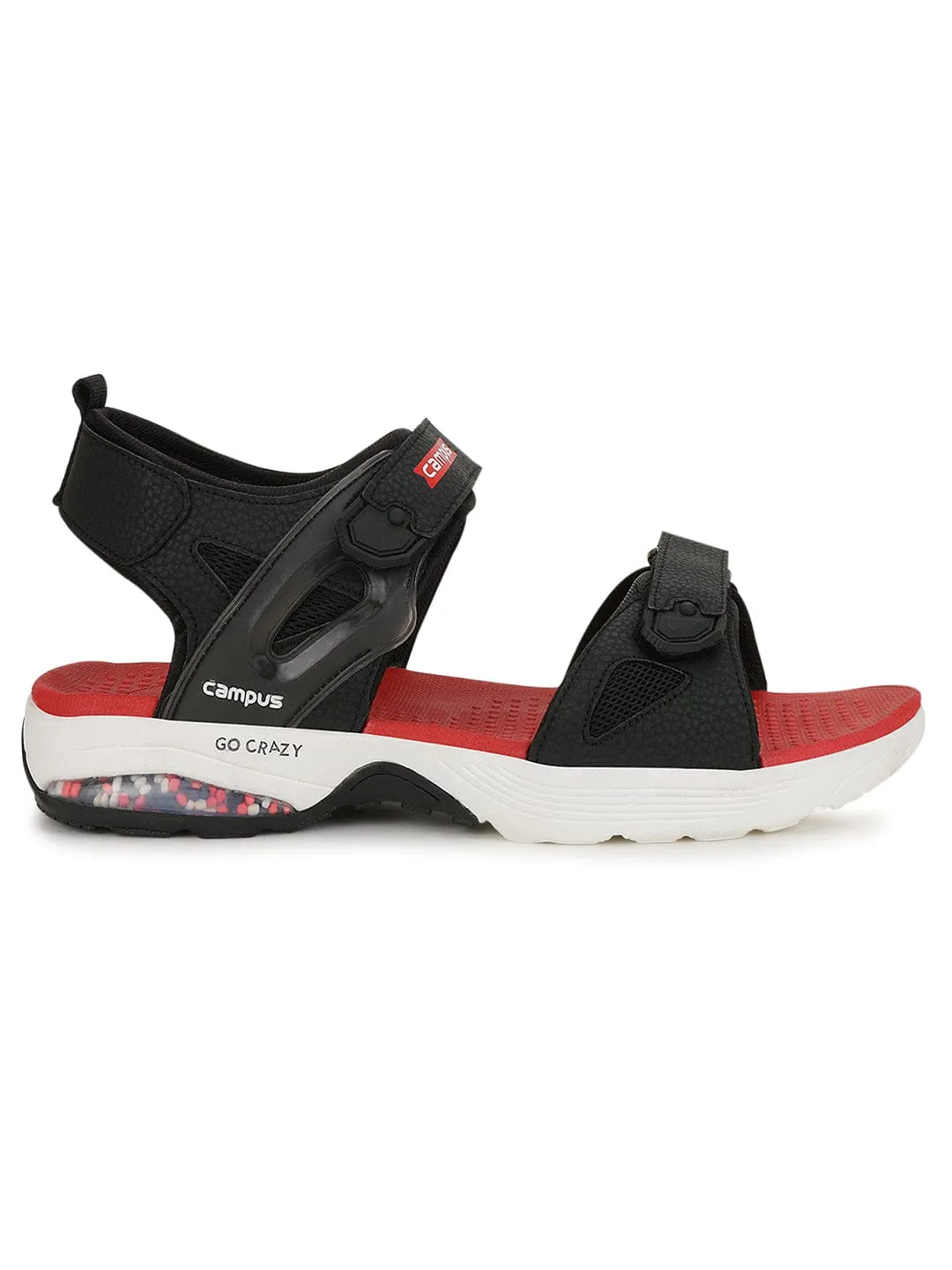 GC-10 Black Men's Sports Sandals sold by Campus Shoes