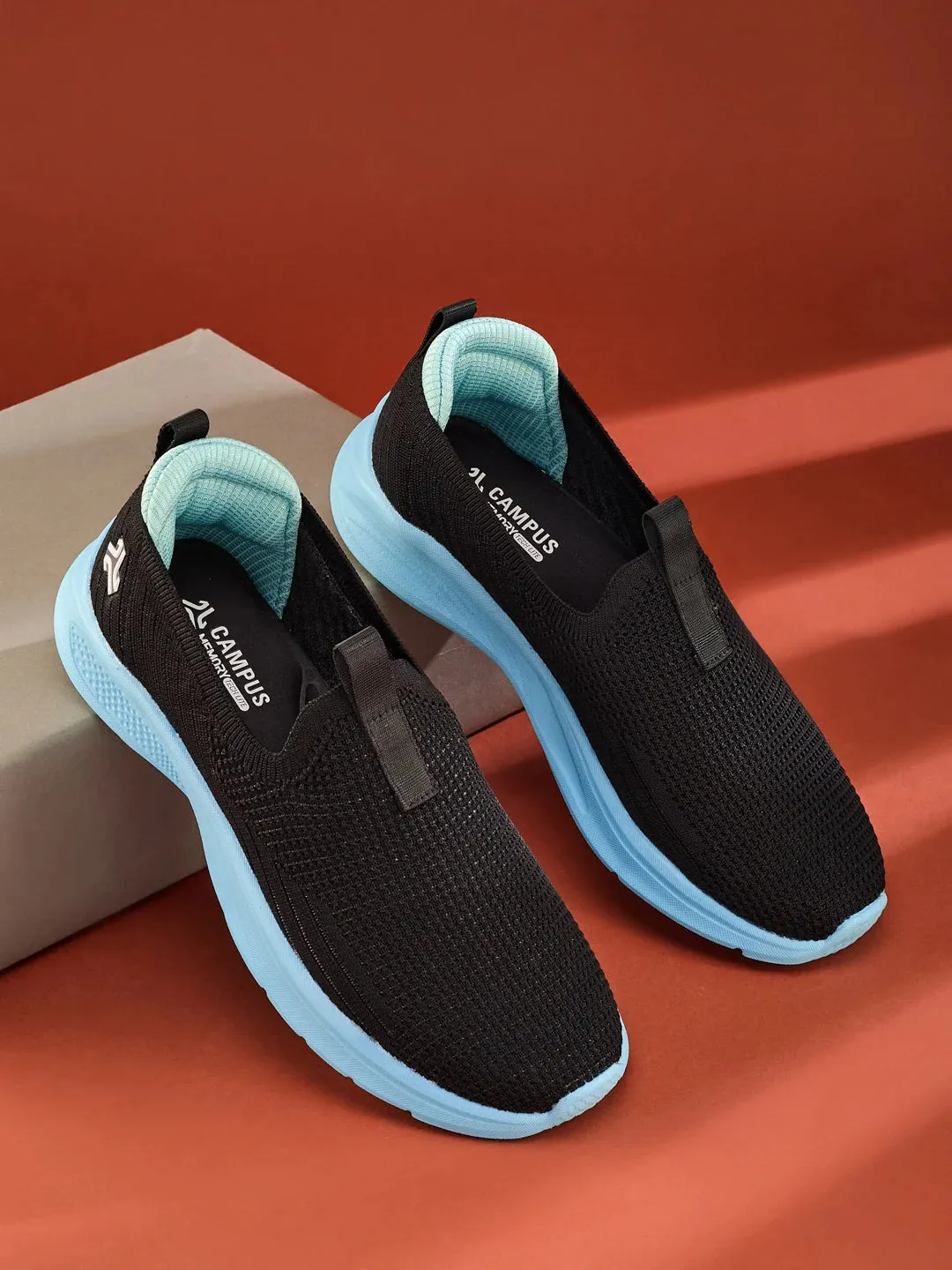 PLUZZ Black Women's Walking Shoes sold by Campus Shoes