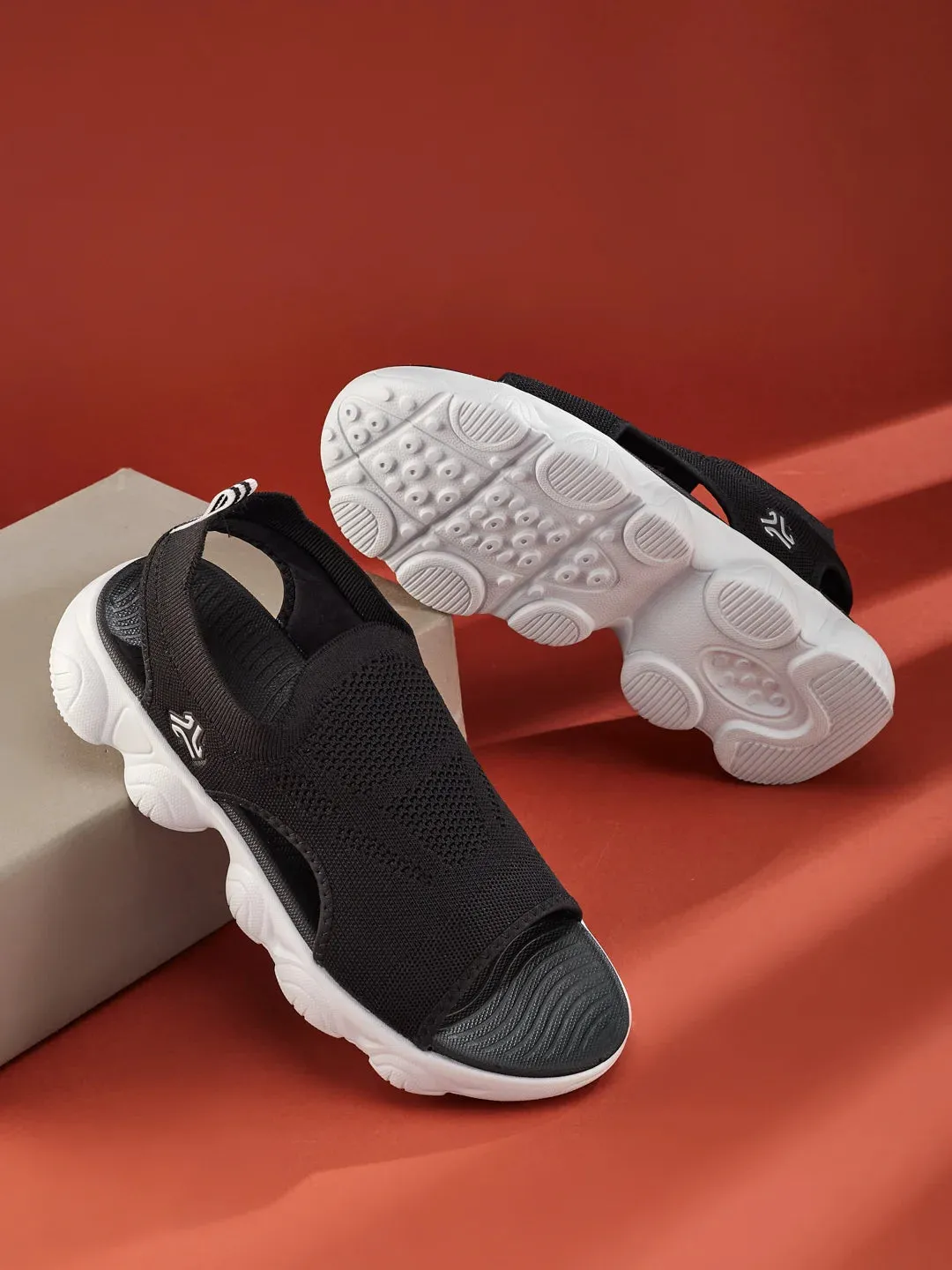 GC-22170 Black Men's Sandals sold by Campus Shoes