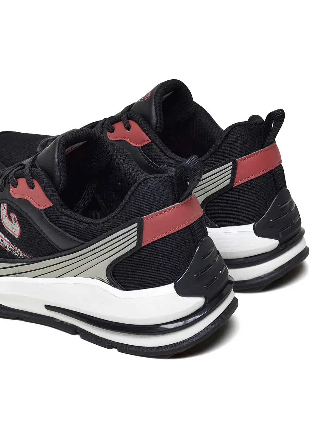DENRO Black Men's Sneakers sold by Campus Shoes product image thumbnail 5