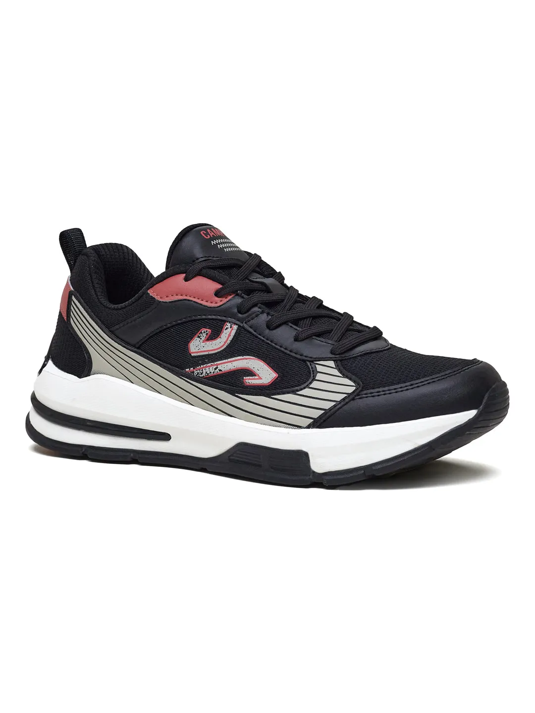 DENRO Black Men's Sneakers sold by Campus Shoes product image thumbnail 2
