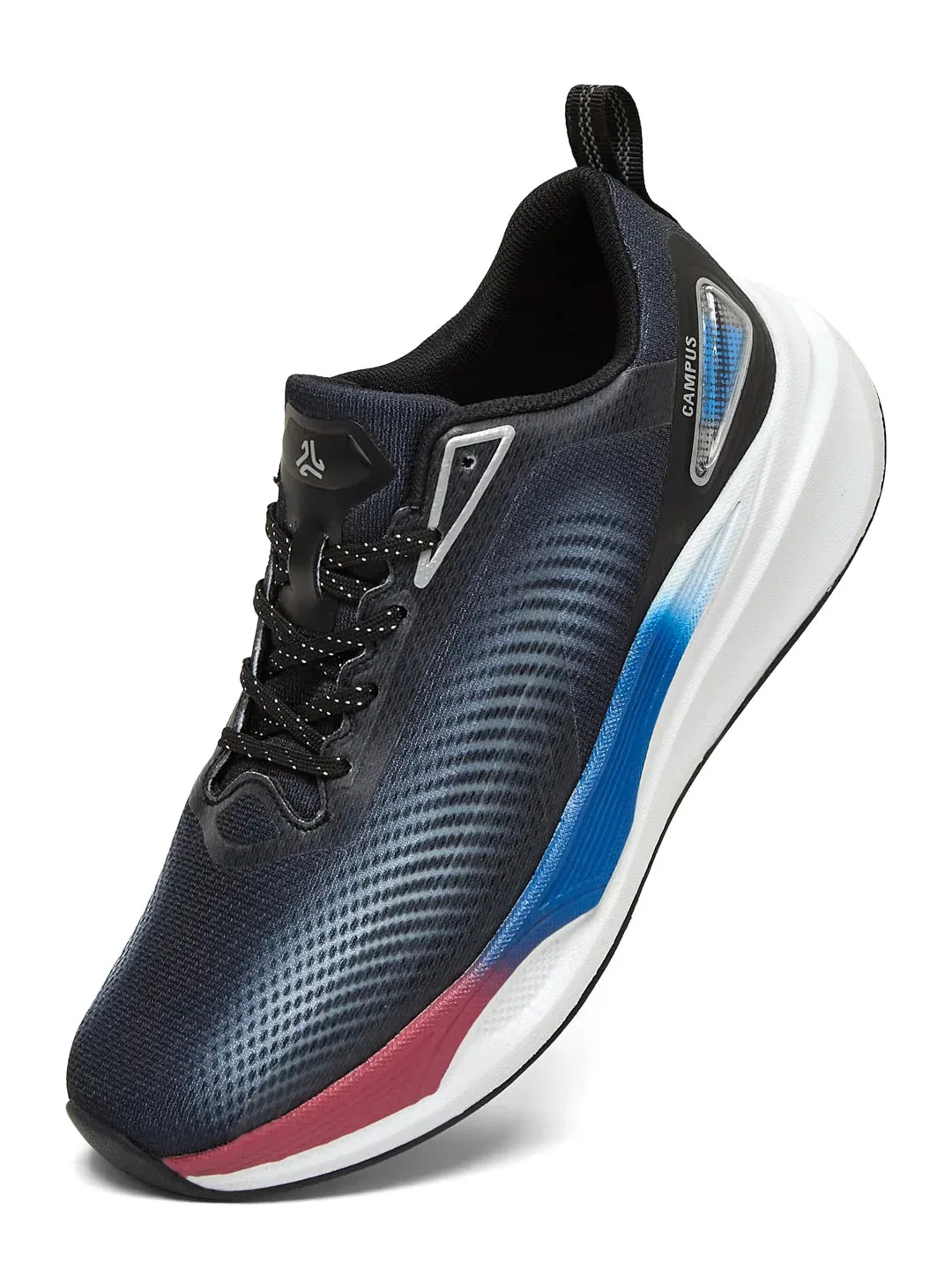 STAVE Black Men's Running Shoes sold by Campus Shoes product image thumbnail 3