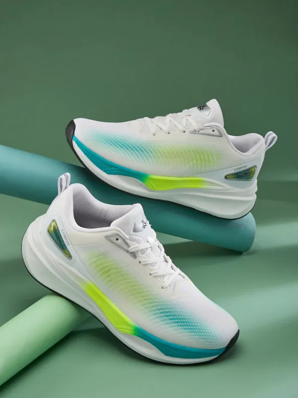 STAVE Green Men's Running Shoes made by Campus Shoes